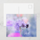 Carte Postale Petite abeille (Devant / Derrière)