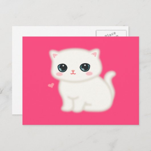 Carte Postale Petite chose floue (Devant / Derrière)