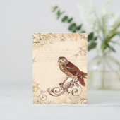 Carte Postale Petite chouette Brown (Debout devant)