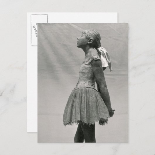 Carte Postale Petite danseuse, 14 ans (Devant / Derrière)