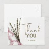 Carte Postale Petite entreprise simple (Devant / Derrière)