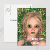 Carte Postale Petite Fée (Devant / Derrière)