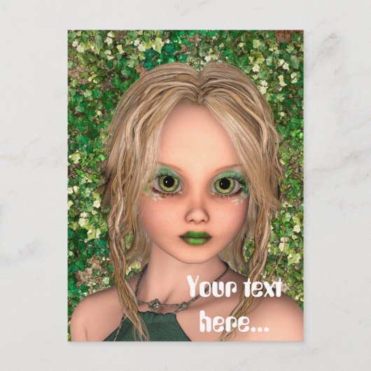 Carte Postale Petite Fée (Devant)