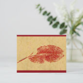 Carte postale "Petite feuille" (Debout devant)