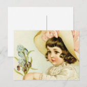 Carte Postale Petite fille (Devant / Derrière)