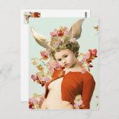 Carte Postale petite fille (Devant / Derrière)