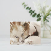 Carte Postale petite fille (Debout devant)