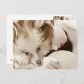 Carte Postale petite fille (Devant / Derrière)