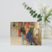 Carte Postale Petite fille à roue tournante (Debout devant)