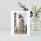 Carte Postale Petite fille, Bouguereau (Debout devant)