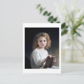 Carte Postale Petite fille, Bouguereau (Debout devant)