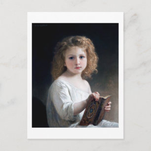 Carte Postale Petite fille, Bouguereau