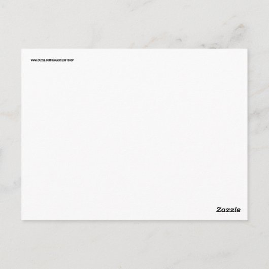 CARTE POSTALE PETITE FILLE & CHAT ROUX (Dos)