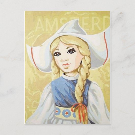 Carte Postale petite fille hollandaise (Devant)