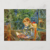 Carte Postale Petite fille, lecture par Berthe Morisot (Devant)