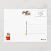 Carte Postale Petite fille Red Mitten (Dos)