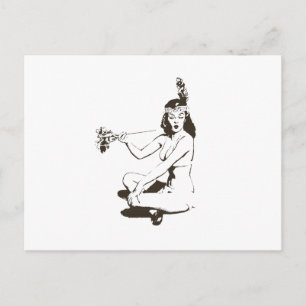 Carte Postale Petite fille vintage