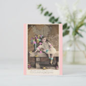 Carte postale Petite Française Victorienne (Debout devant)