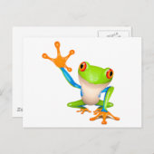 Carte Postale Petite grenouille (Devant / Derrière)