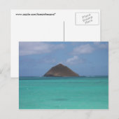 Carte Postale Petite île hawaïenne (Devant / Derrière)