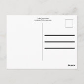 Carte Postale Petite maison de fée rouge (Dos)