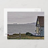 Carte Postale Petite maison donnant sur le fleuve Saint-Laurent (Devant / Derrière)