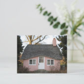 Carte Postale Petite maison rose (Debout devant)