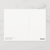 Carte Postale Petite marmotte printemps au Canada (Dos)