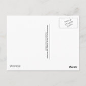 Carte Postale Petite Miss chagally (Dos)