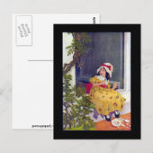 Carte Postale Petite Miss Muffet Nursery Rhyme (Devant / Derrière)