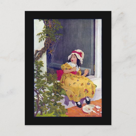 Carte Postale Petite Miss Muffet Nursery Rhyme (Devant)