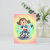 CARTE POSTALE PETITE MUFFET MISS PAR SHARON SHARPE (Debout devant)