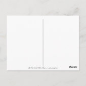 Carte Postale Petite Orchidée blanche (Dos)