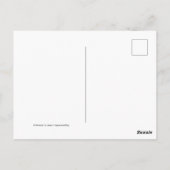 Carte Postale Petite oreille de frottement de poulain au chocola (Dos)