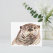 Carte Postale Petite Otter, Mignonne Nature Animale (Debout devant)