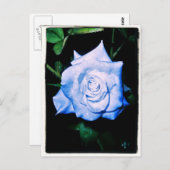 Carte Postale Petite princesse bleue (Devant / Derrière)