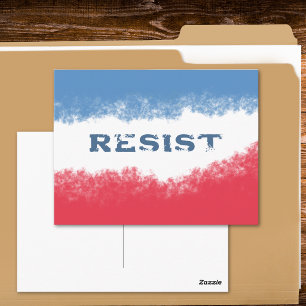 Carte Postale Petite Résister Patriotique Politique