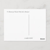 Carte Postale Petite rime de pépinière Bo-Peep (Dos)