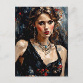 Carte Postale Petite robe noire (Devant)