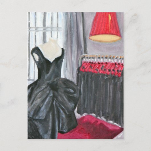 Carte Postale "Petite robe noire" (Devant)