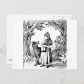 Carte Postale petite-rouge-capot-images-3 (Devant / Derrière)