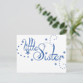 Carte Postale Petite soeur (Debout devant)