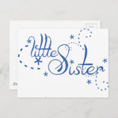 Carte Postale Petite soeur (Devant / Derrière)