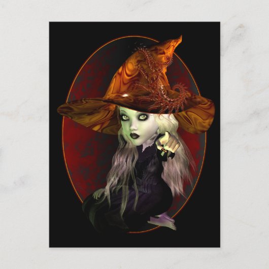 Carte Postale Petite sorcière (Devant)