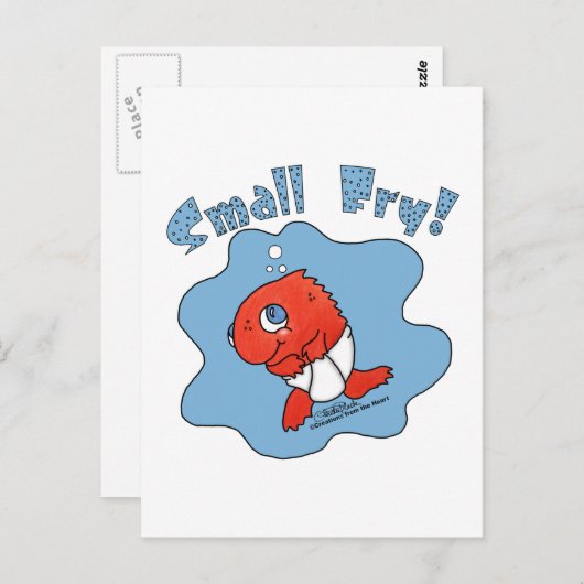 Carte Postale Petite truite (Devant / Derrière)