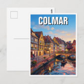 Carte Postale Petite Venise de Colmar (Devant / Derrière)