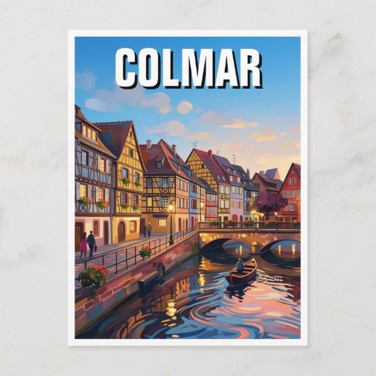 Carte Postale Petite Venise de Colmar (Devant)