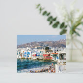 Carte Postale Petite Venise, île de Mykonos. (Debout devant)