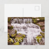 Carte Postale Petites chutes dans Yosemite (Devant / Derrière)