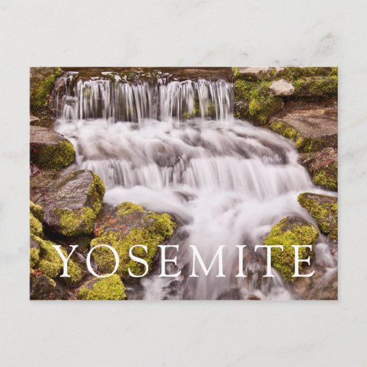 Carte Postale Petites chutes dans Yosemite (Devant)
